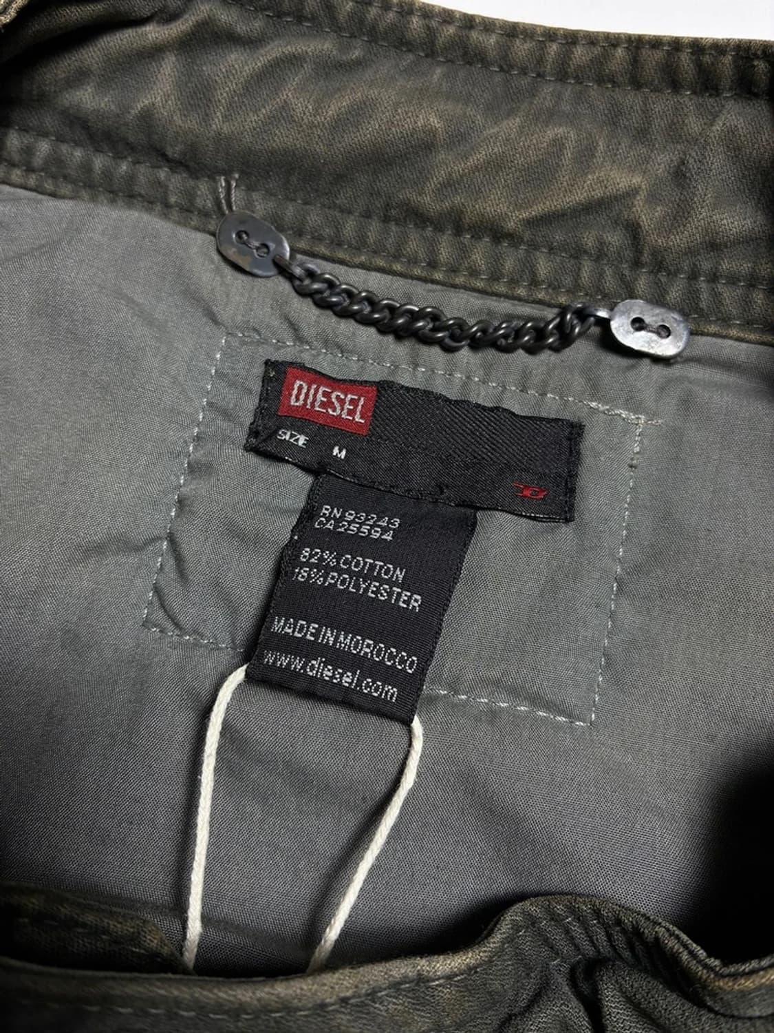 디젤 DIESEL 워크 유틸리티 벨티드 베스트 PN9937 상품이미지6