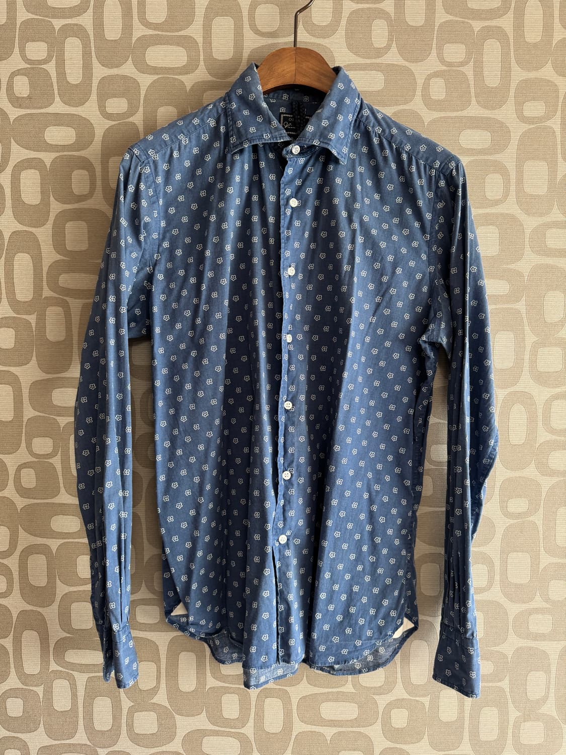 Orian 오리앙 플라워 패턴 셔츠 상품이미지1