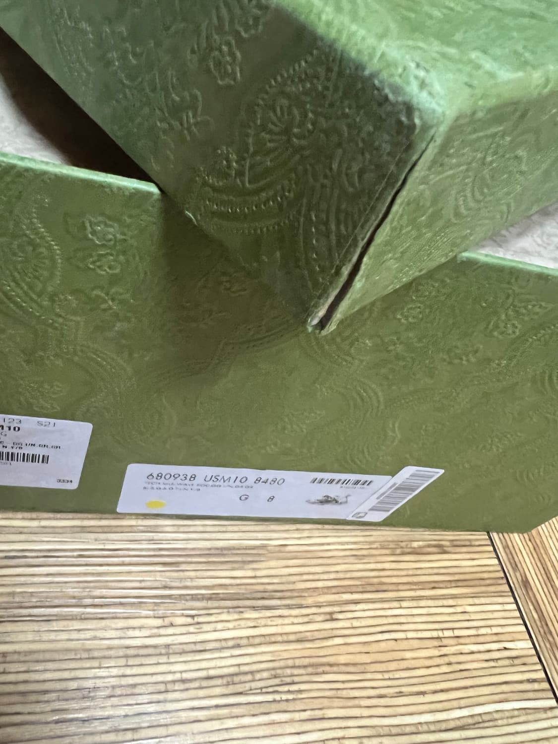 구찌 런닝화 런 스니커즈 UK8 270 새상품 상품이미지8