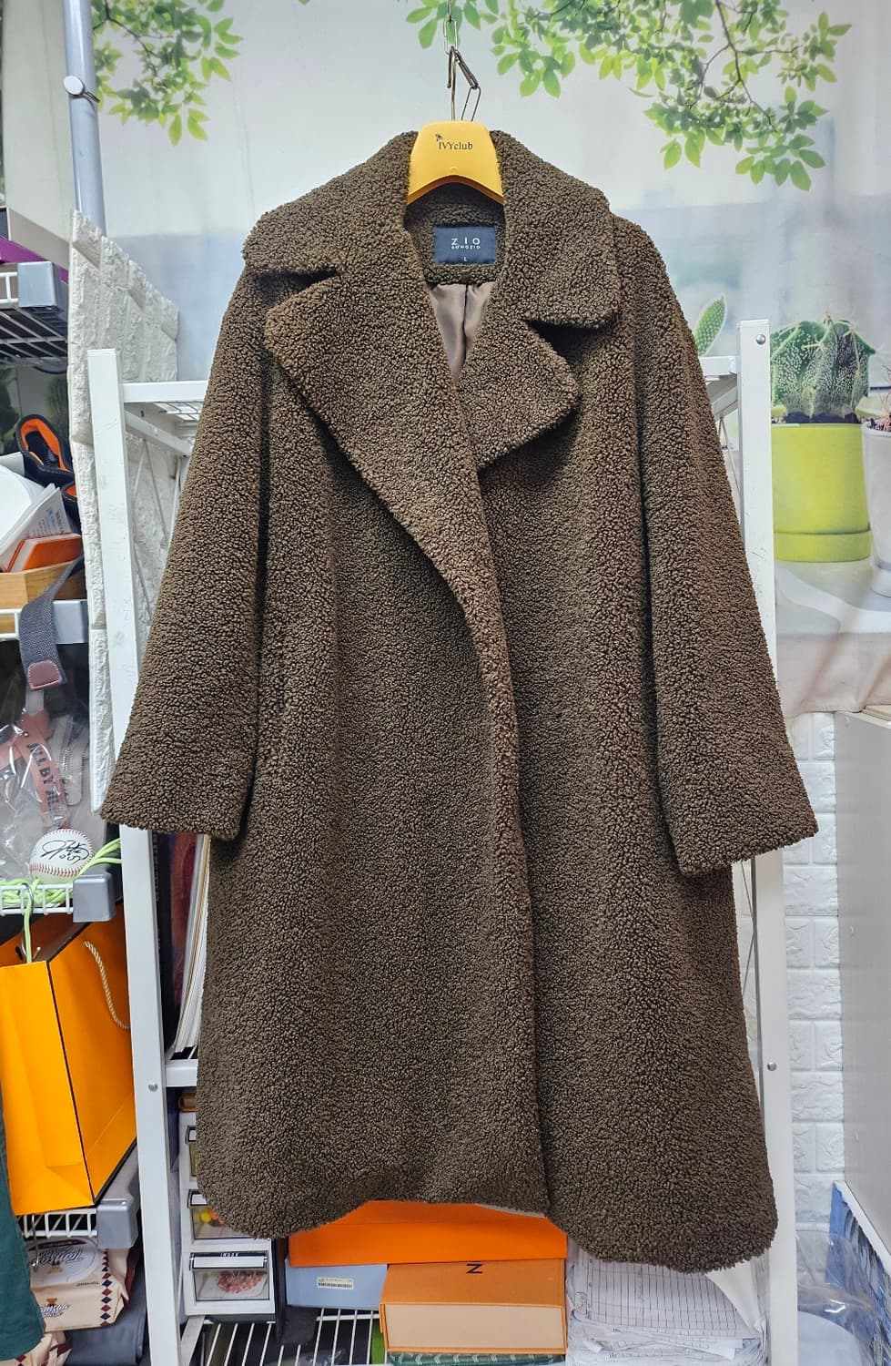 지오송지오 여성 후리스 롱코트 77~88 플리스코트 AD34 상품이미지1