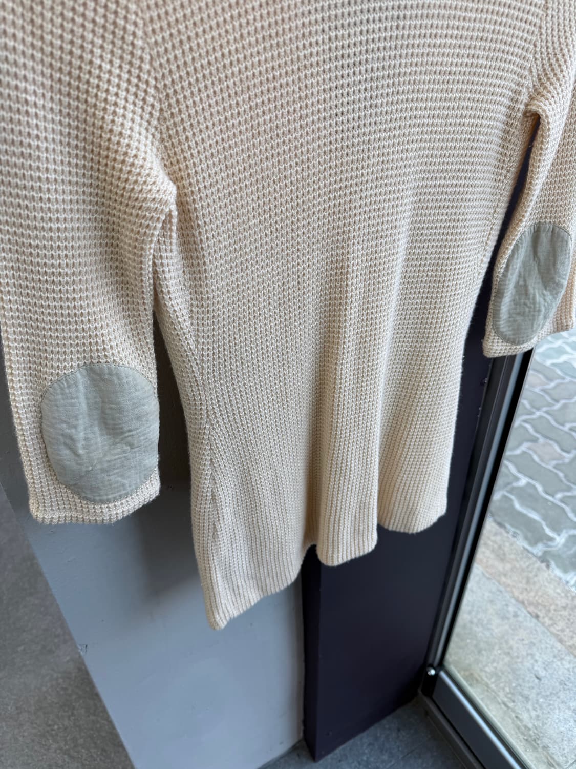 42/ 로로피아나 캐시미어 블랜딩 엘보패치 가디건 자켓 상품이미지9