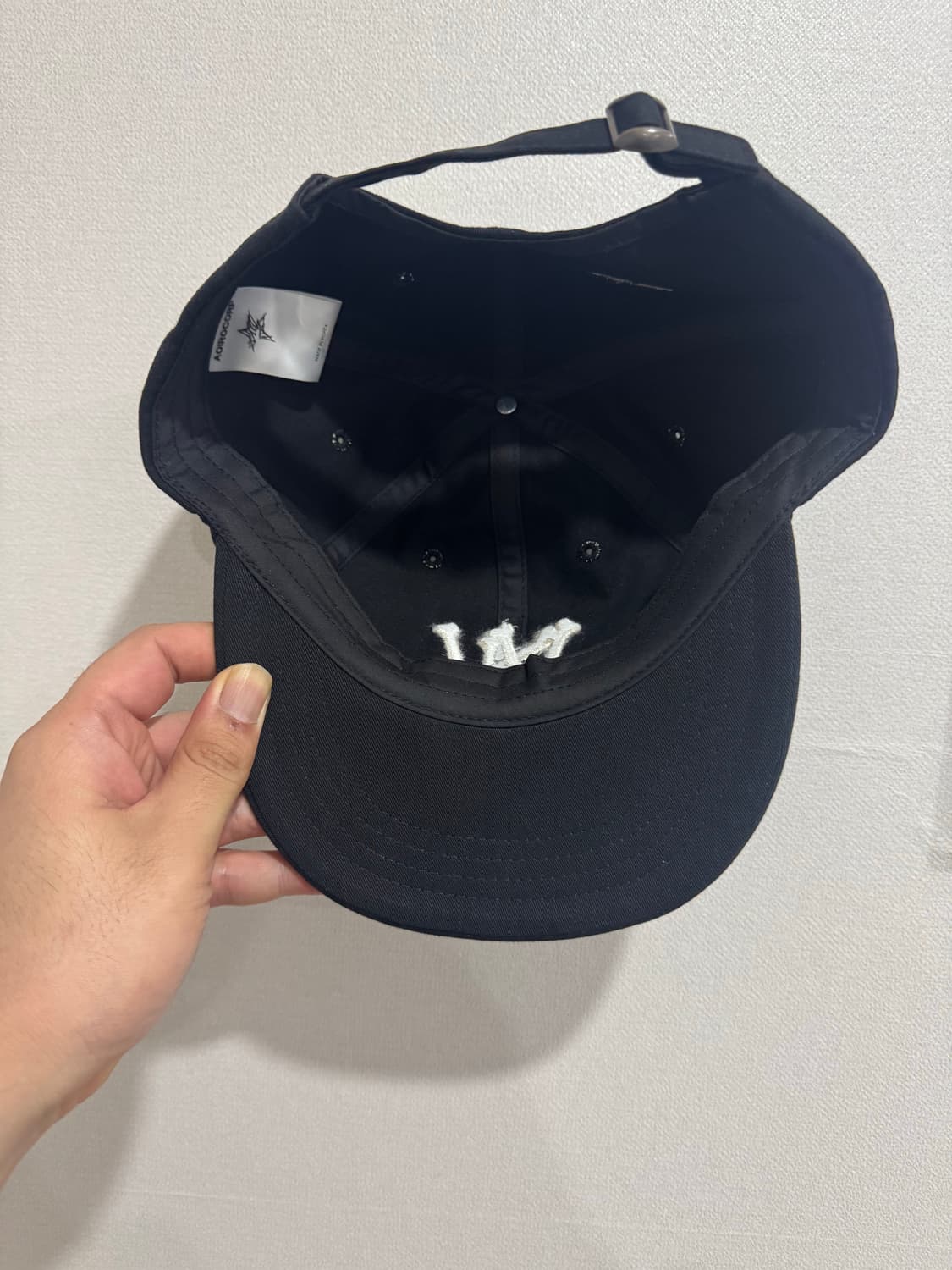 아오이로 6패널 캡 블랙 상품이미지3