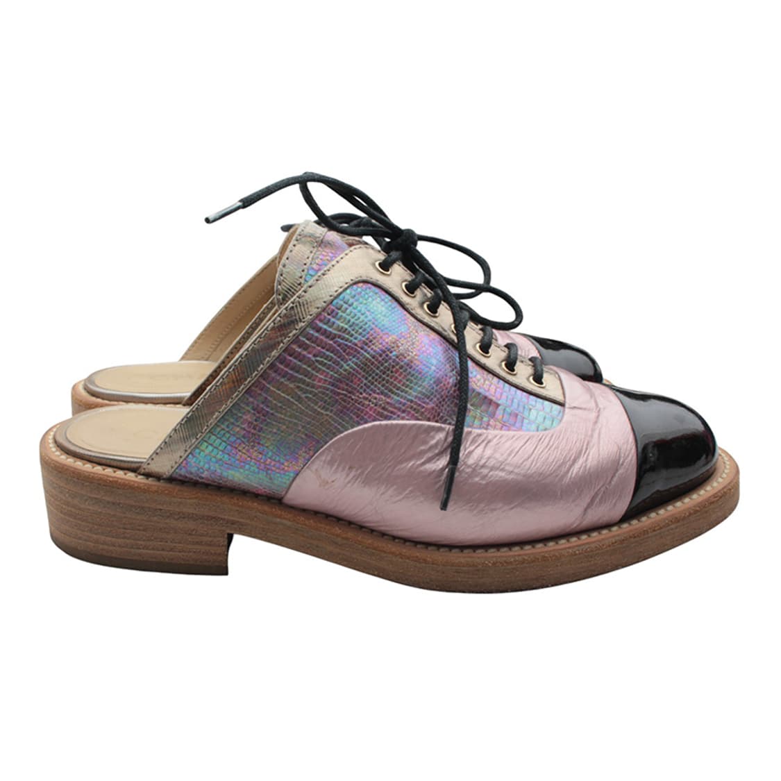 샤넬 홀로그램 리자드 캡토 블로퍼 36C 상품이미지5