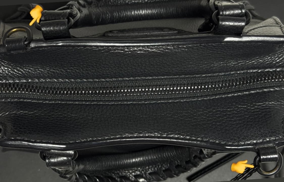 이번주만100) 발렌시아가 네오 클래식 시티 미니 올블랙 백 가방 르시티 상품이미지5