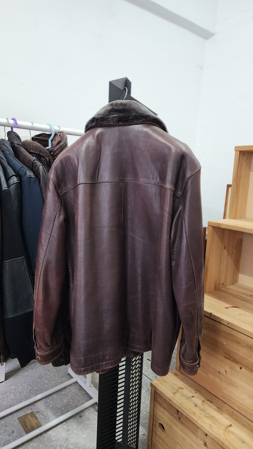 인디안(INDIAN) 양가죽 봄버 자켓 상품이미지2