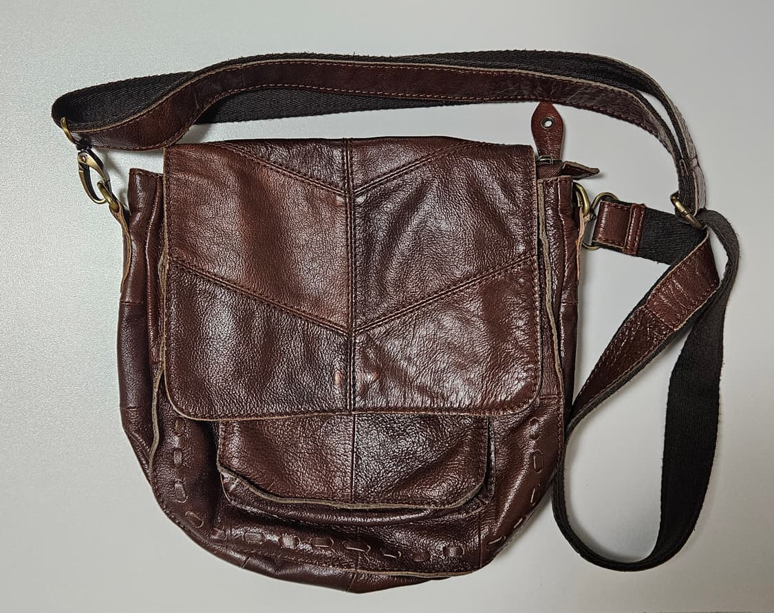 빈티지 가죽 숄더백 상품이미지1