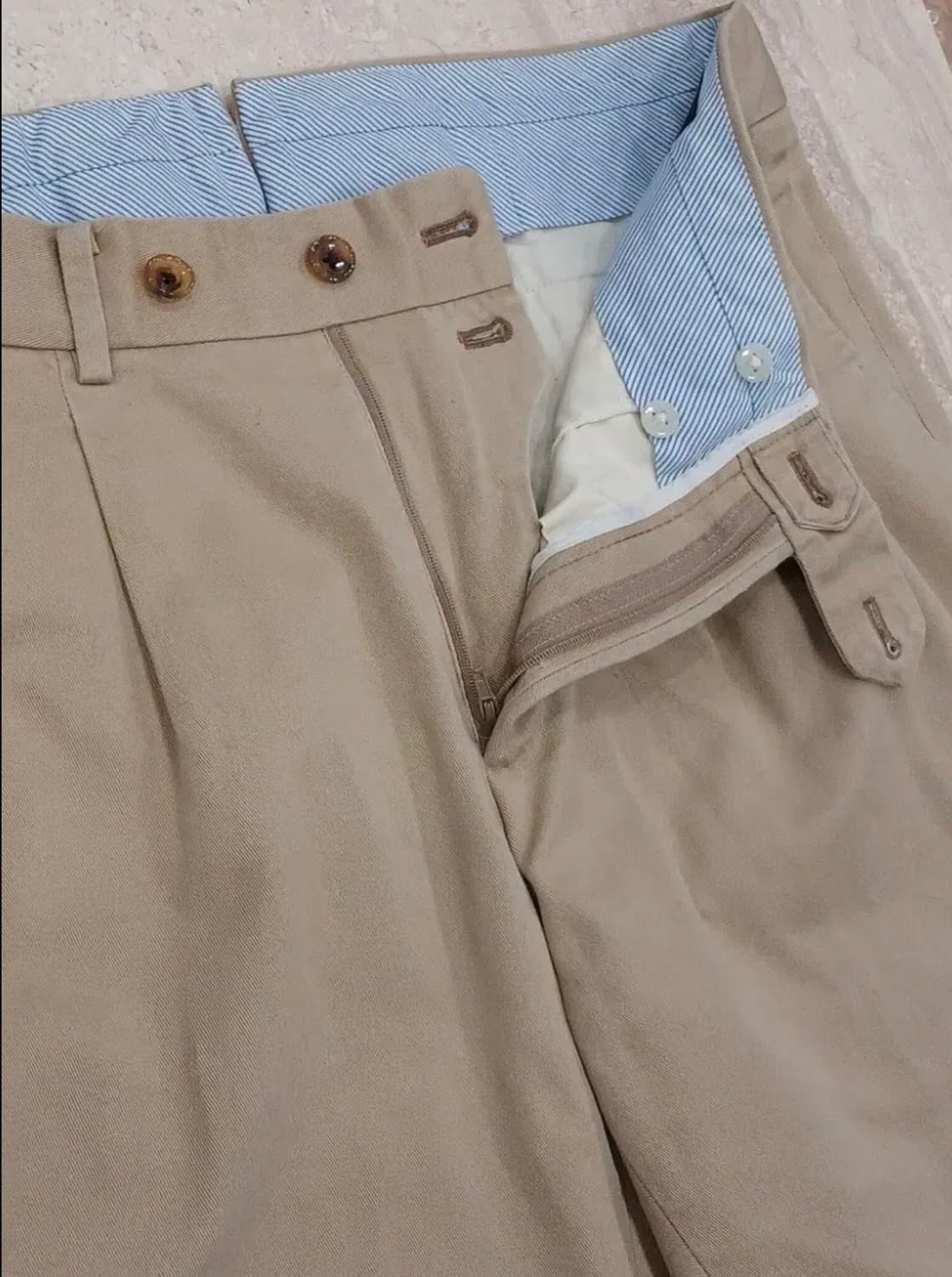 RING JACKET PLEATED CHINO PANTS 상품이미지3