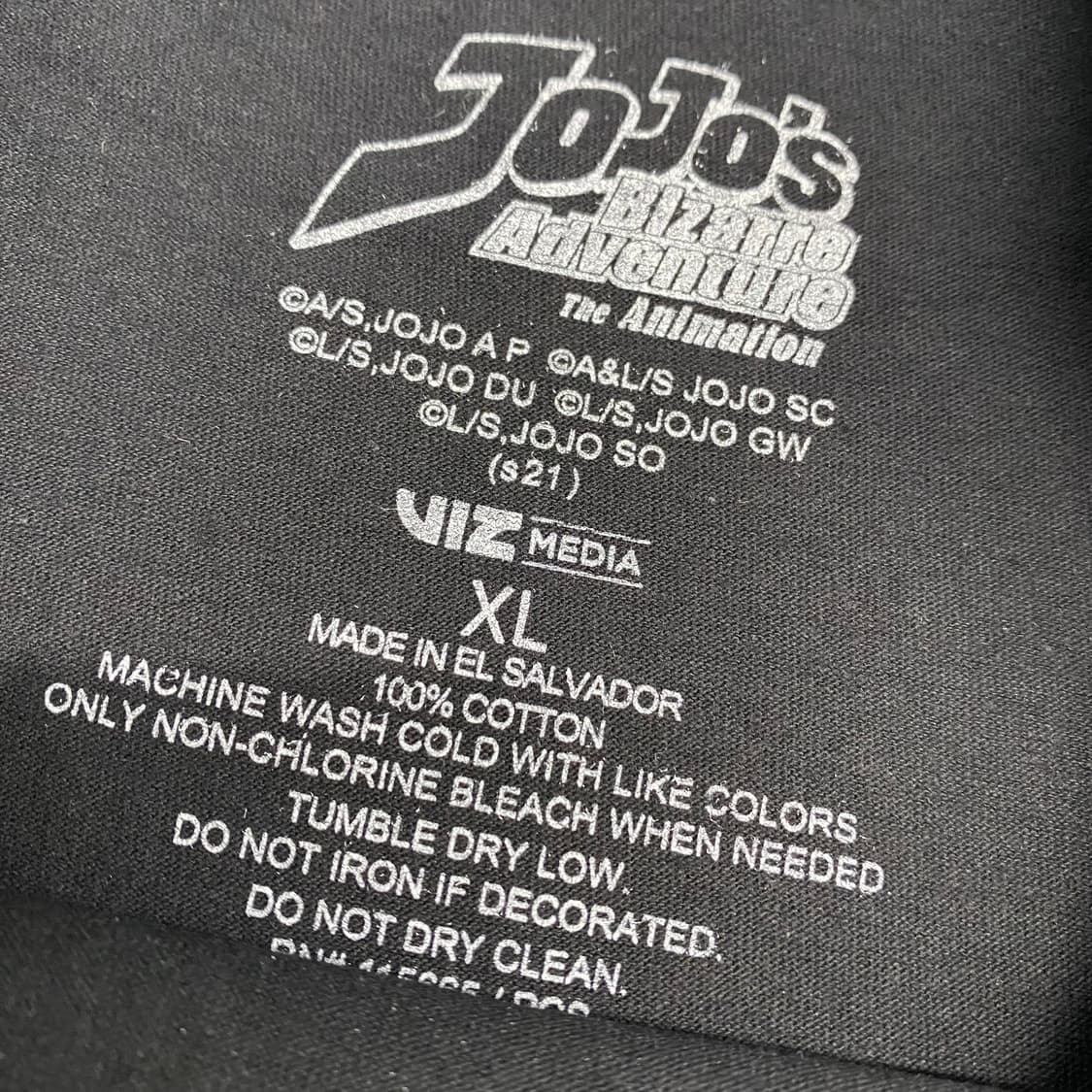 죠죠 오피셜 애니메이션 티셔츠 상품이미지3