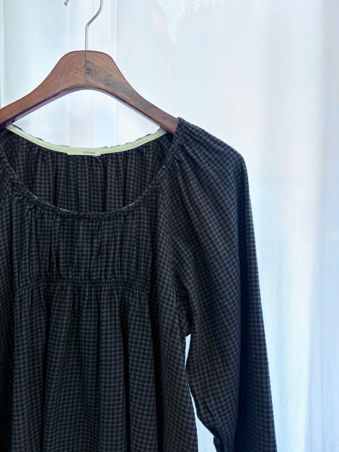 Pililani 체크 셔링 미니 원피스  M JPN 상품이미지2