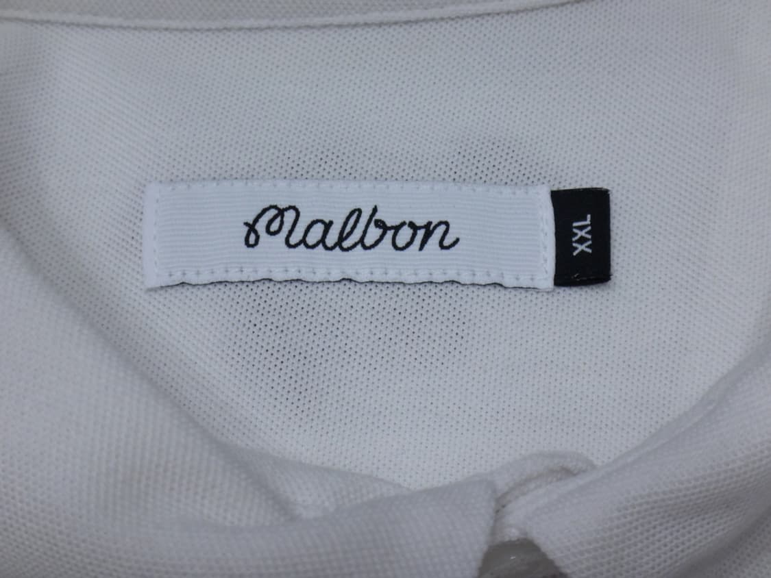 (2XL) 말본 Malbonre 버킷 폴로 티셔츠 WHITE 상품이미지8