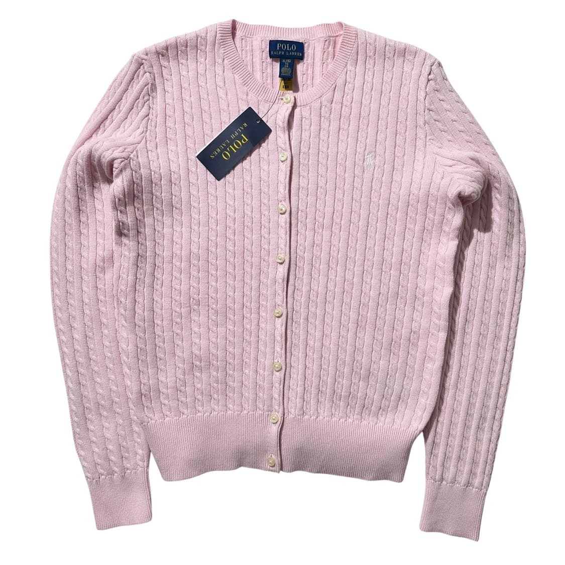 (새상품) 폴로 랄프로렌 케이블 라운드 니트 가디건 상품이미지1