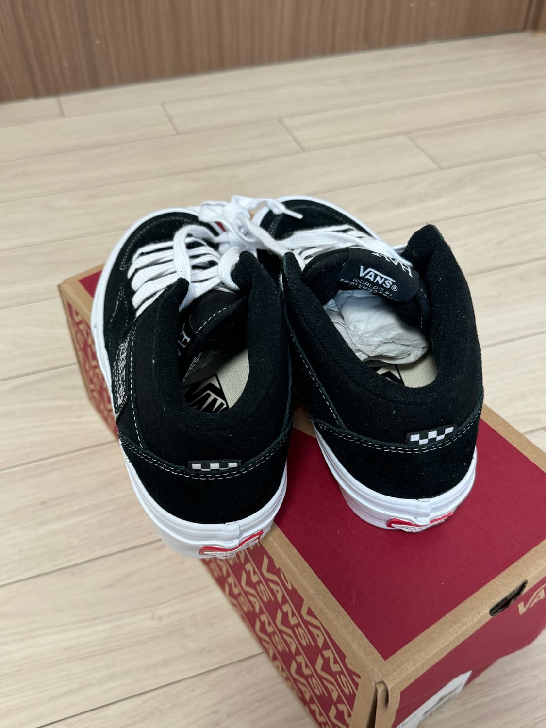 [새상품]반스 스케이트 Half Cab 하프캡 블랙 225 상품이미지2