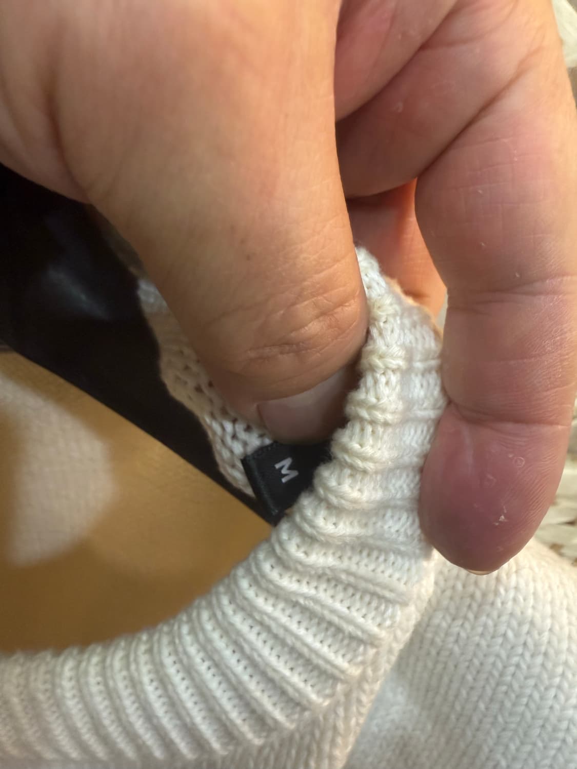 95/20fw 정품 아미 빅로고 니트 팝니다 상품이미지4