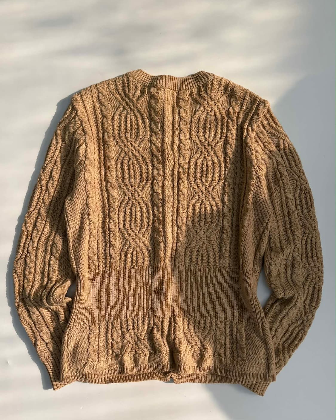 90s vintage 케이블 여성 니트 가디건 상품이미지4