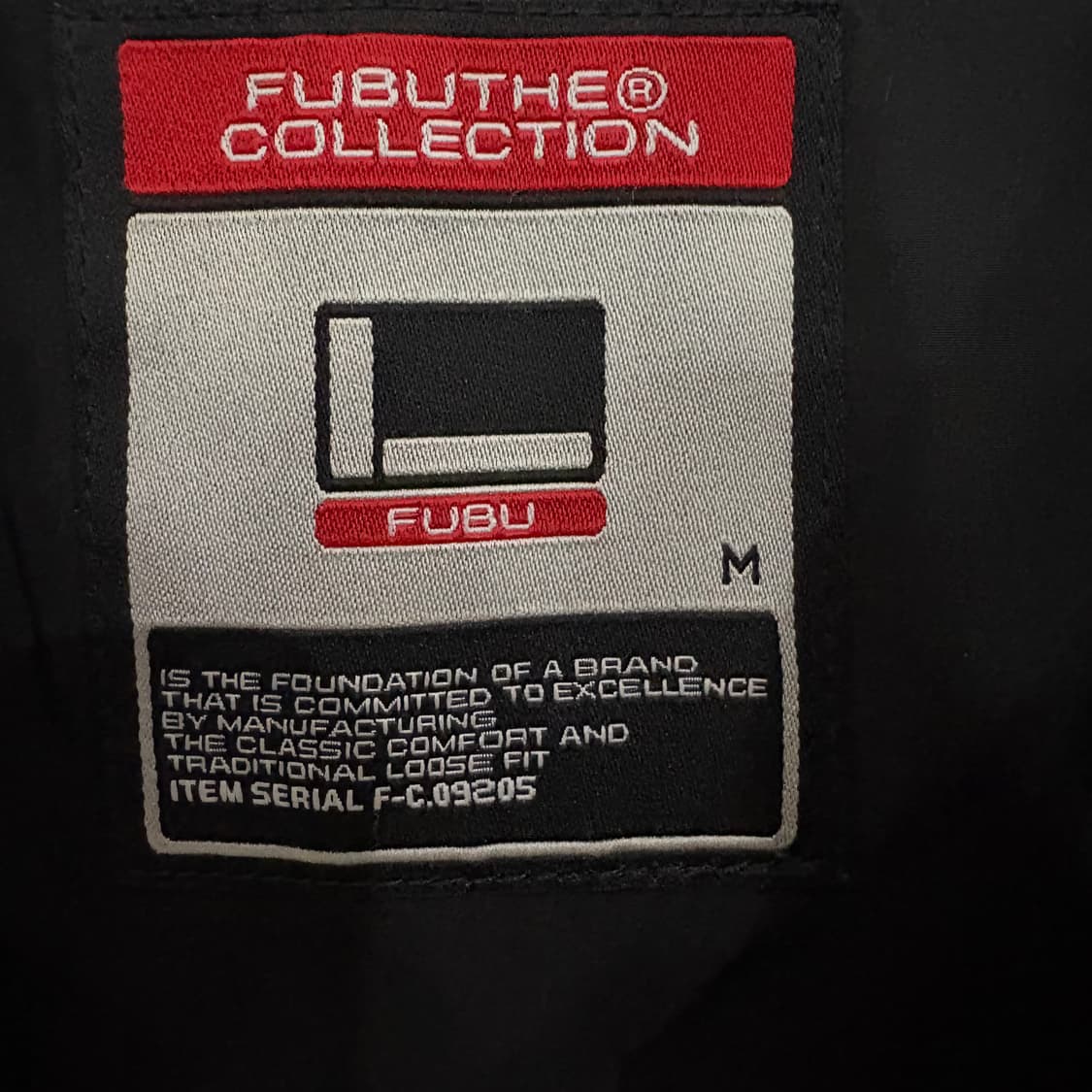 FUBU 패딩 블랙 M 상품이미지5