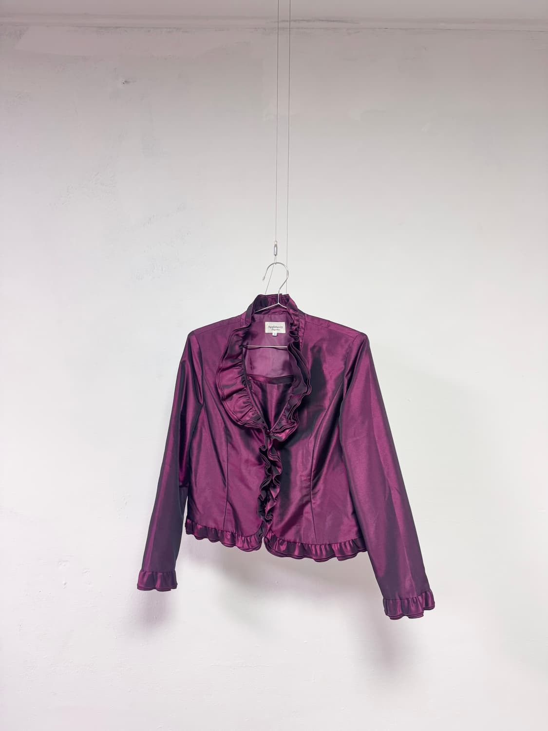 Purple satin jacket  상품이미지2