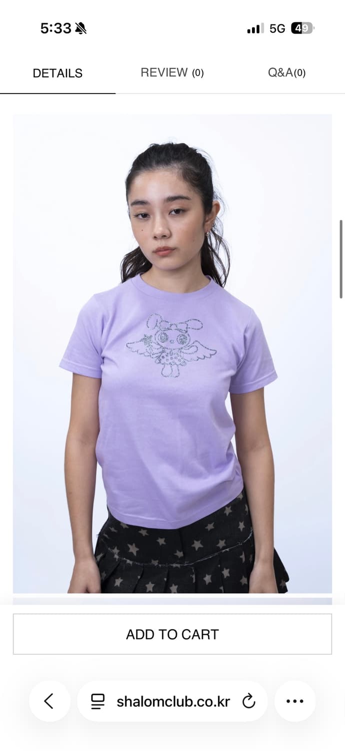 샬롬클럽 Mola 티 퍼플 mola tee purple 상품이미지1
