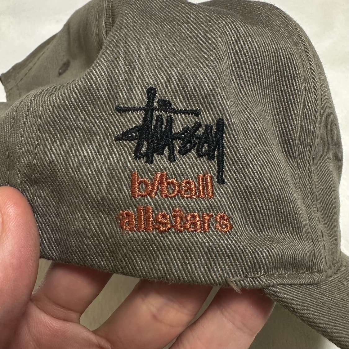 90s 올드 빈티지 스투시 SBA 패러디 볼캡 상품이미지3