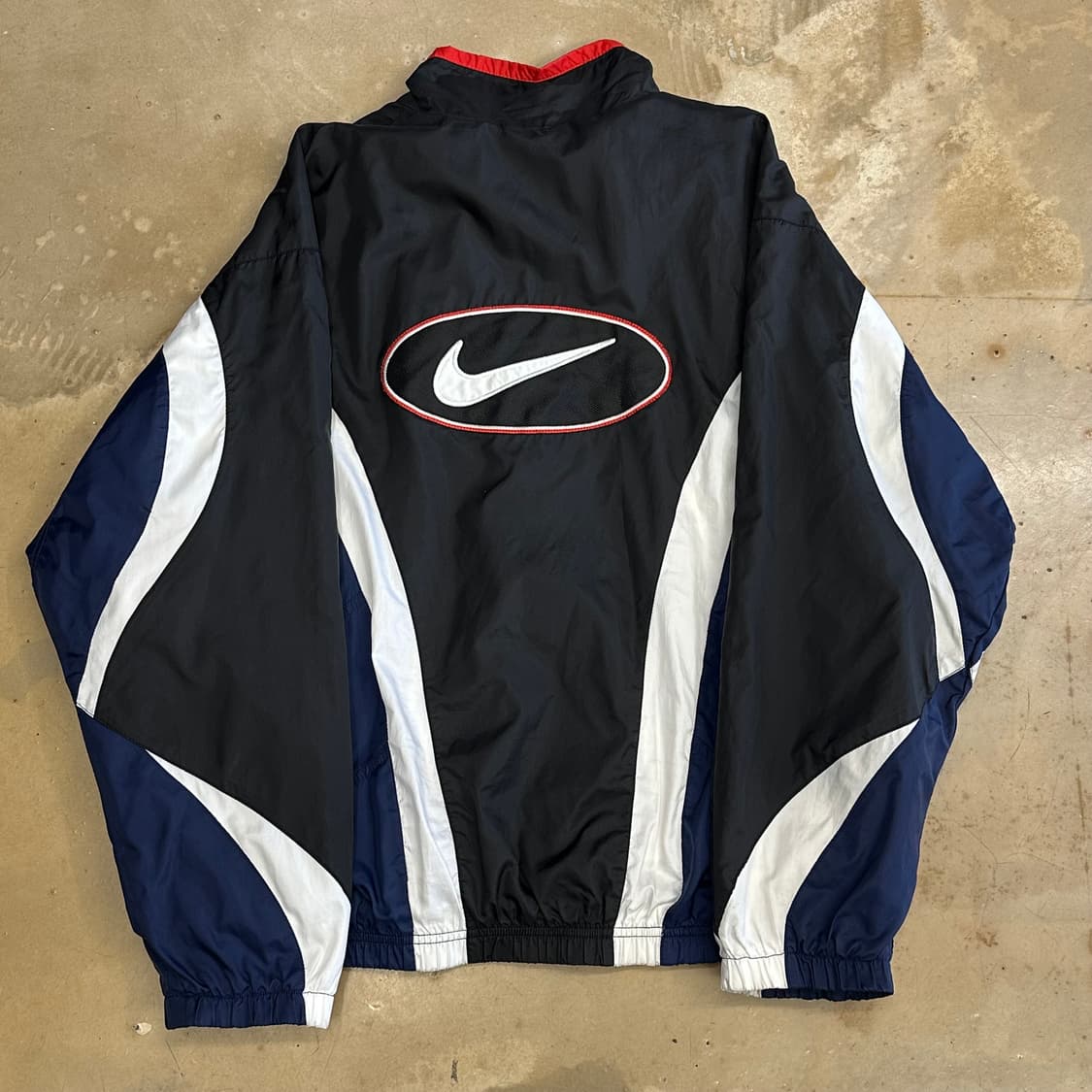 L 나이키 90s 빈티지 빅스우시 배색 바람막이 상품이미지3