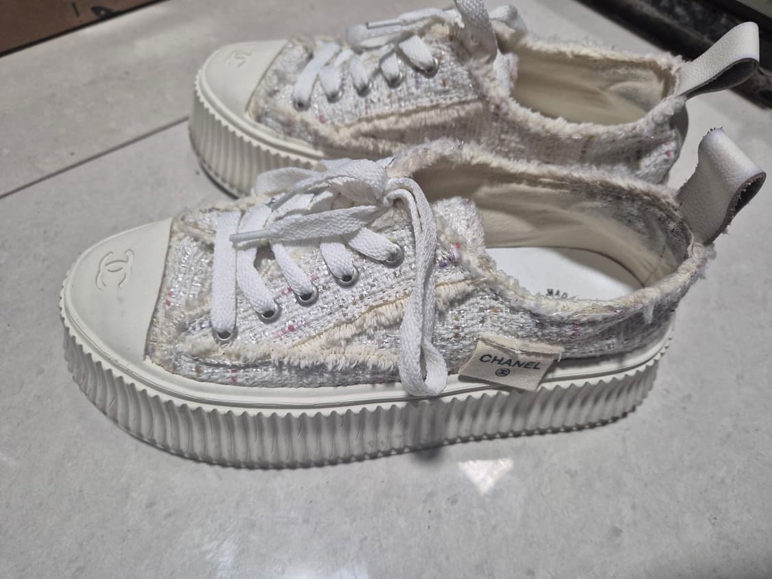 샤넬 스타일 스니커즈37 상품이미지3