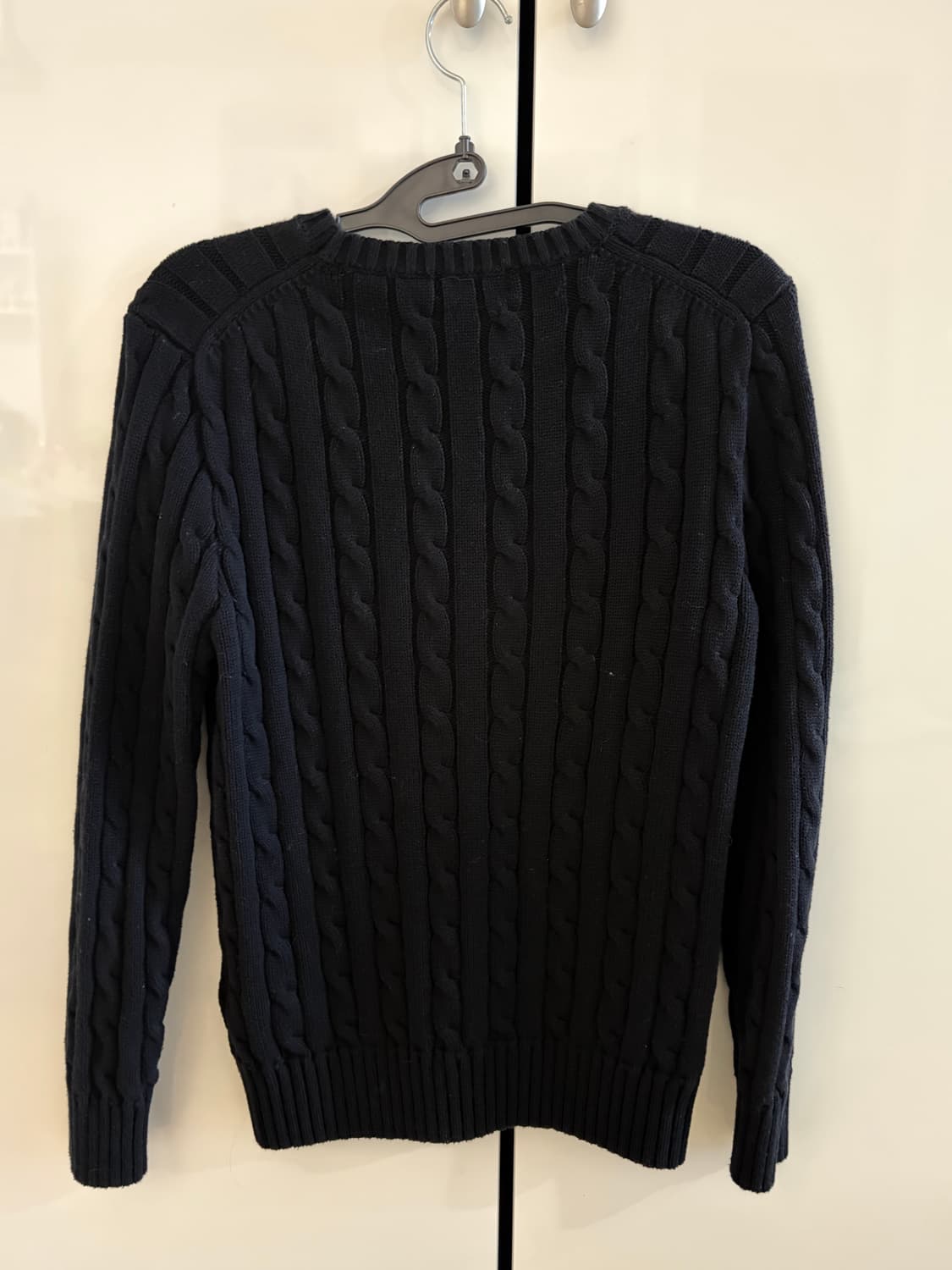 폴로 랄프로렌 꽈배기 니트 블랙 S 상품이미지2