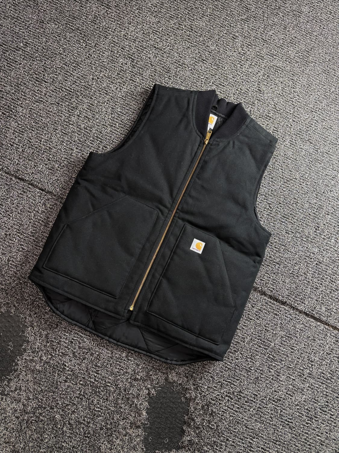 칼하트 캔버스 V01 워크 덕 베스트 블랙 3517 상품이미지1