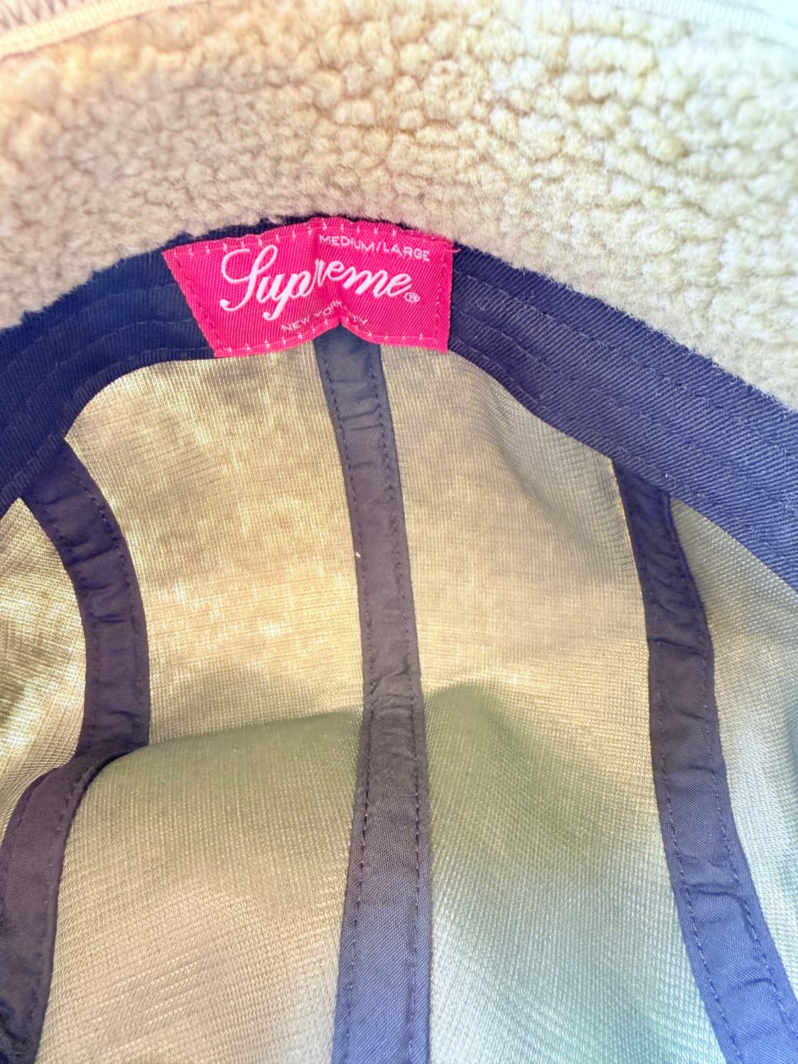 슈프림 딥 파일 이어플랩 캠프캡 올리브컬러 상품이미지5