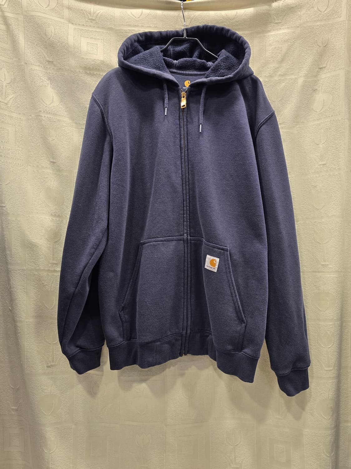 칼하트 기모 네이비 후드집업 M 상품이미지1