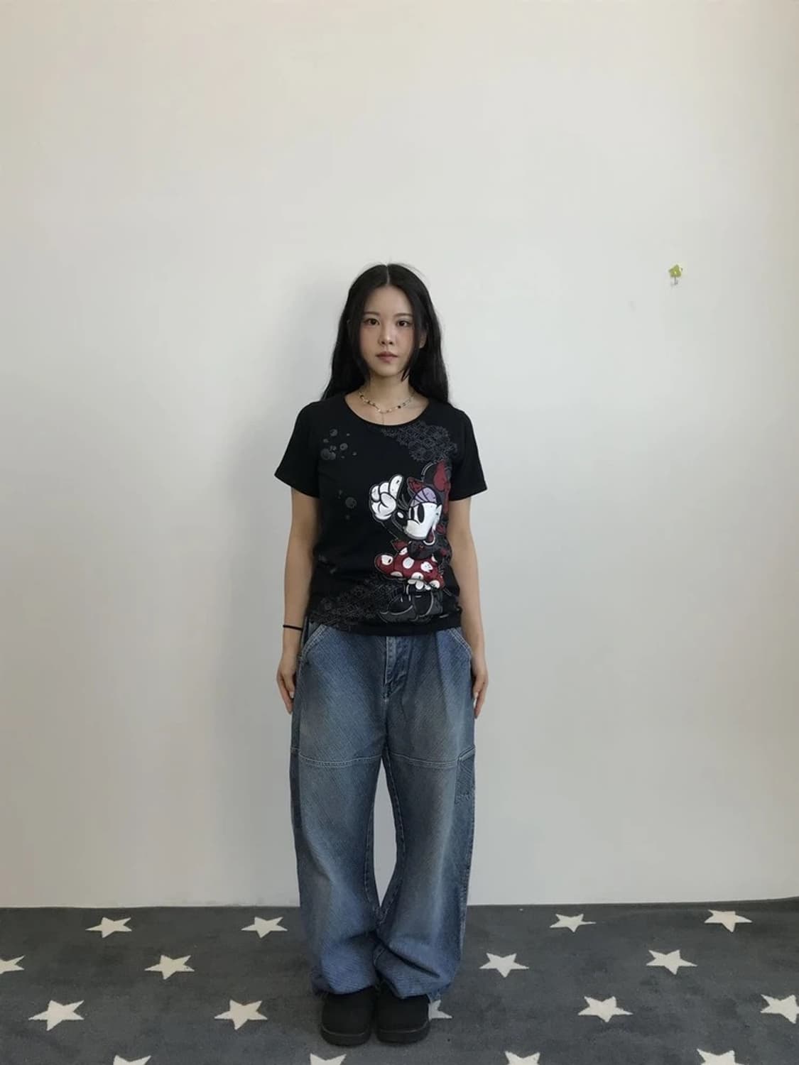 Tokyo Disney Minnie Print T-Shirt 상품이미지1