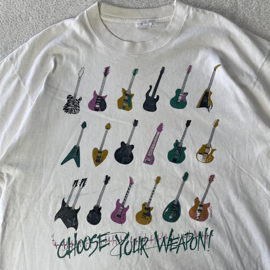 90s 프룻 오브 더 룸 기타콜렉팅 반팔티셔츠 상품이미지3