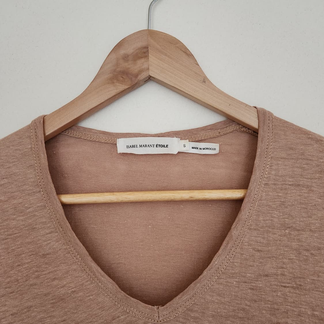 이자벨마랑 브이넥 린넨 반팔티셔츠 (36) 상품이미지2