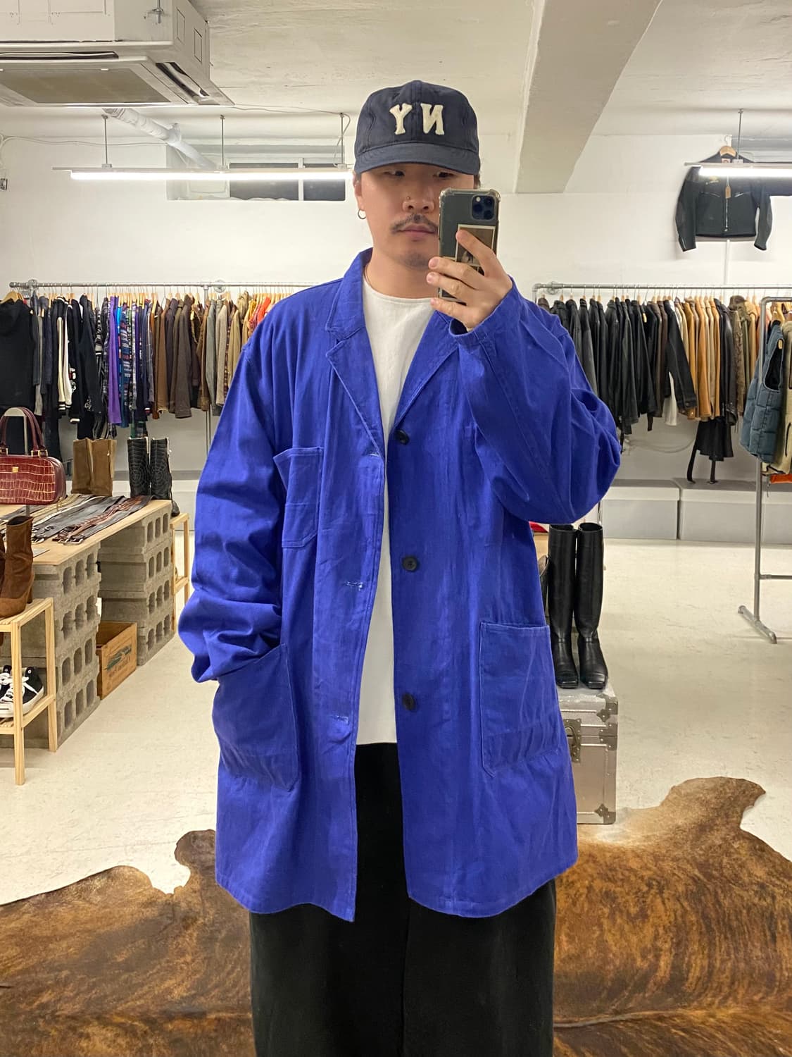 VTG french work shop coat 빈티지 프렌치 워크 샵코트 상품이미지10