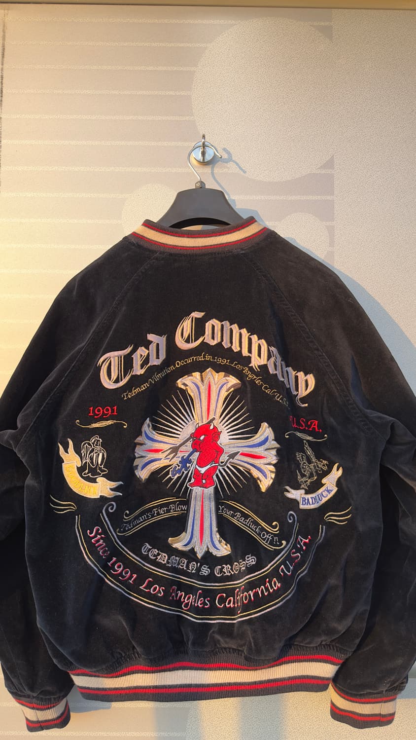 테드 컴퍼니 벨벳 리버시블 양면 스카쟌 L(100~103) 상품이미지2