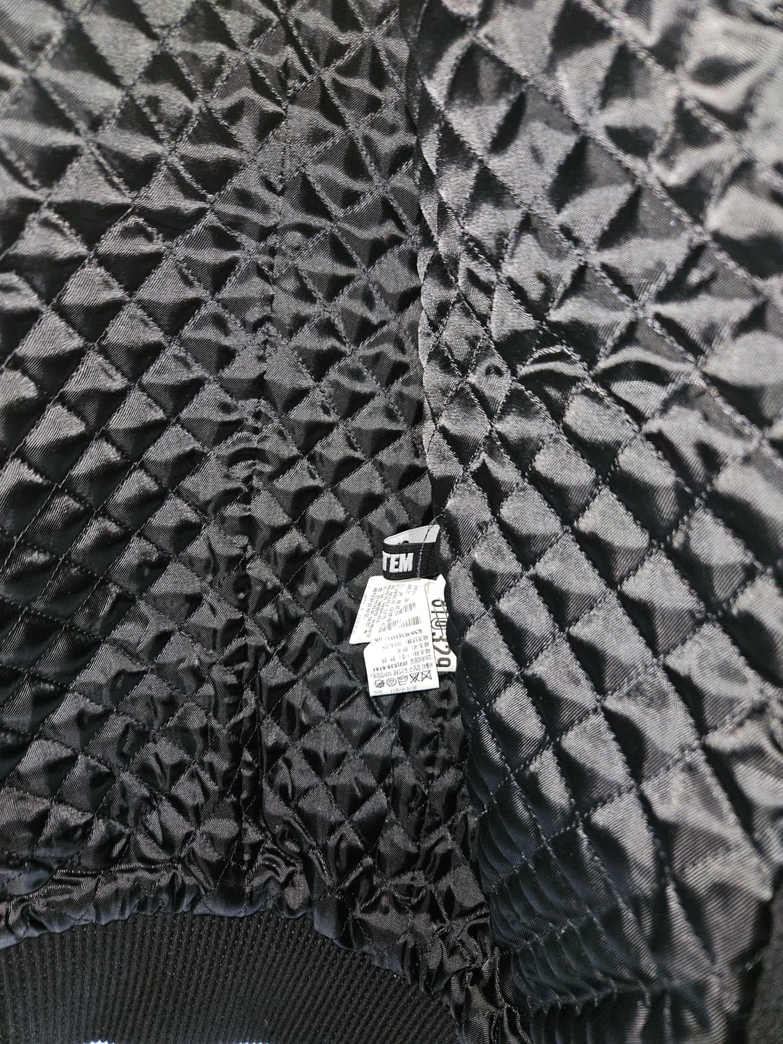 시스템옴므 SYSTEM 소가죽 니트 봄버집업 자켓 95 상품이미지3