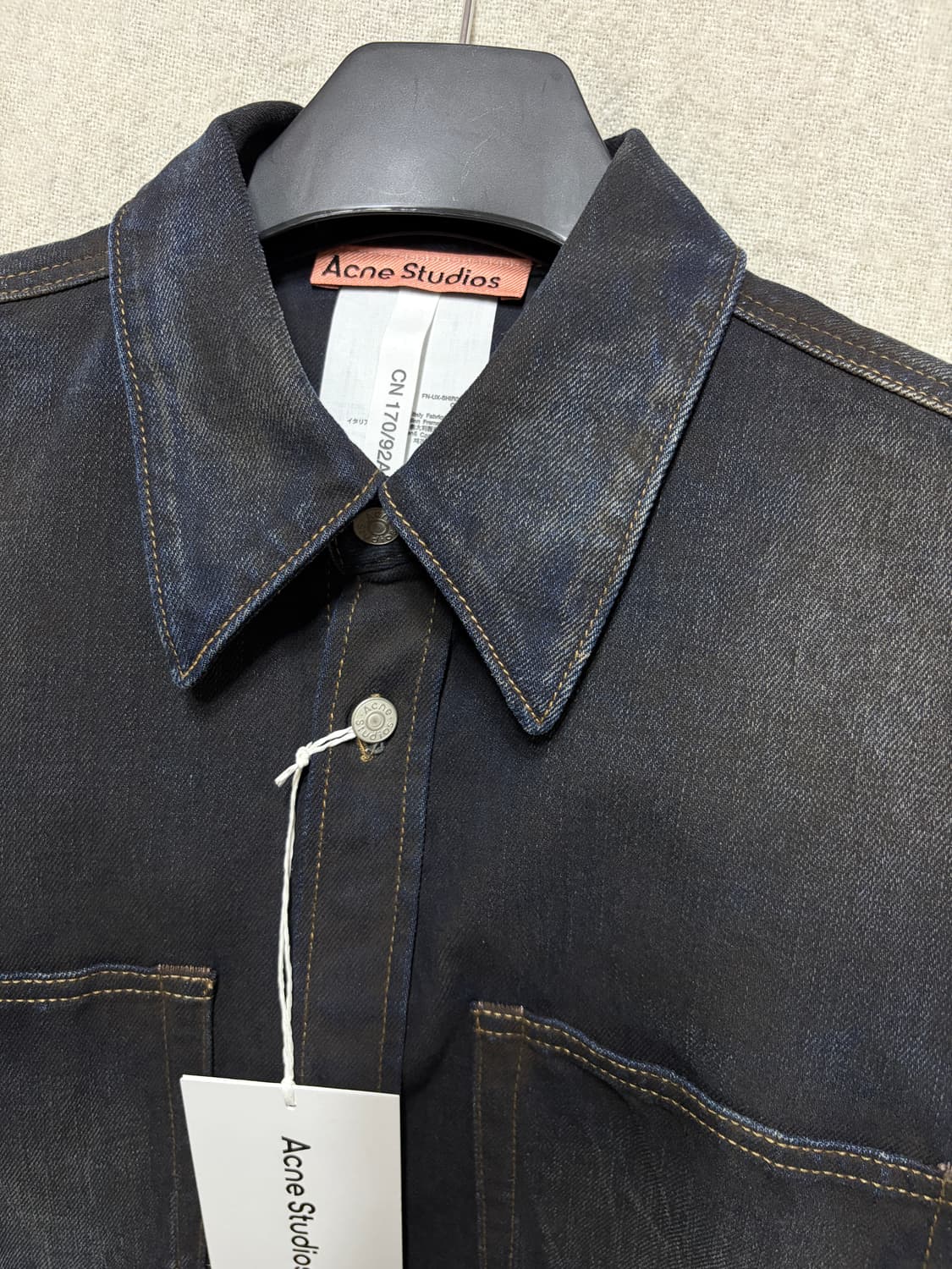 아크네스튜디오 빈티지 워싱 데님셔츠 상품이미지2