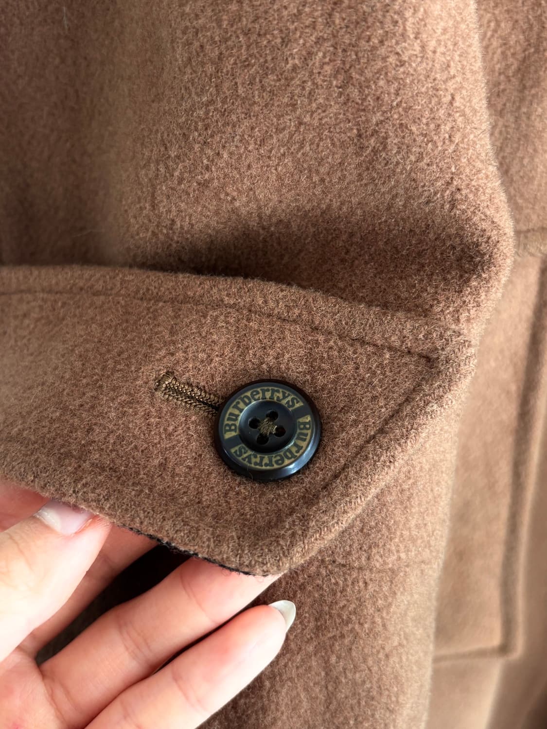 Burberry 버버리 브라운 울 더플코트 상품이미지5