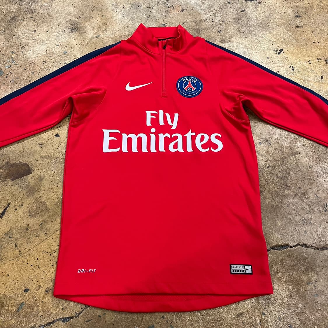 [정품/S] 나이키 파리생제르망 하프집업 트레이닝티 b16 상품이미지3