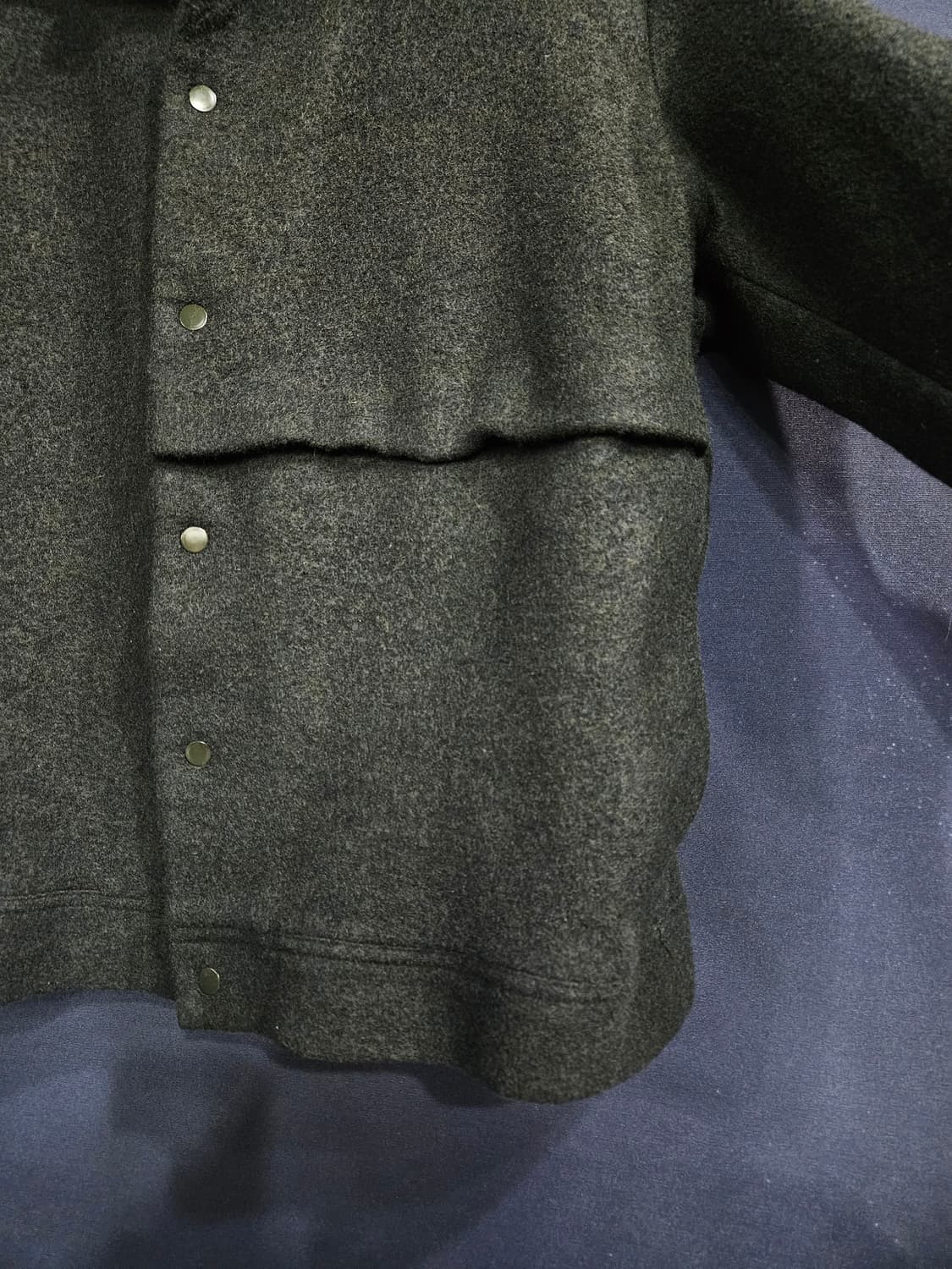 코스 블랙그린 남성 세미오버핏 95 모직자켓  상품이미지6