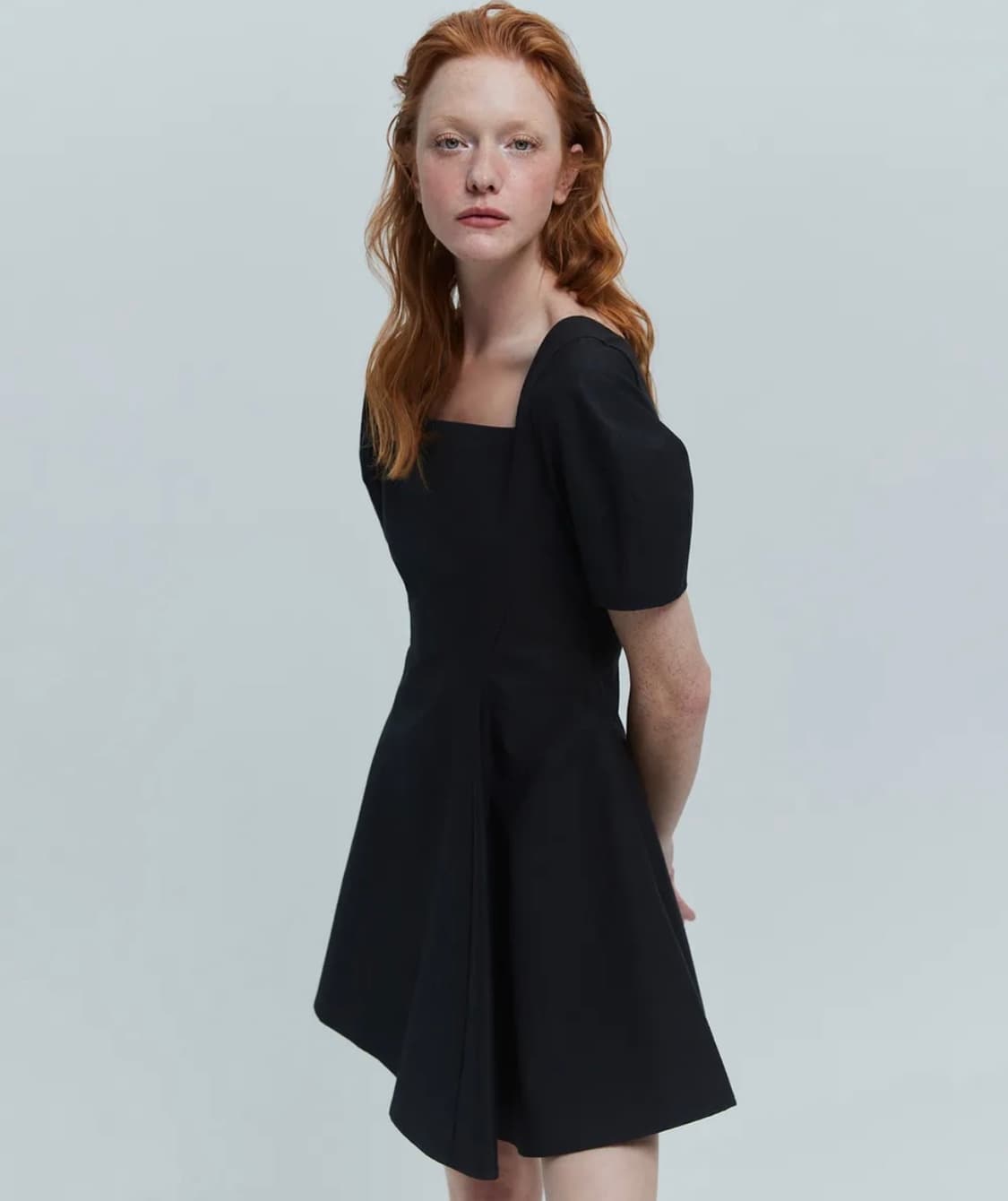 [해바이해킴] 솔리드 플레어 드레스 /M 택있는 새상품 상품이미지5