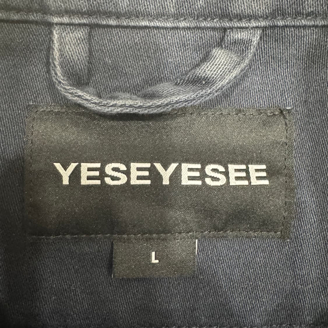 예스아이씨 네이비 포켓 면 자켓 L 상품이미지4