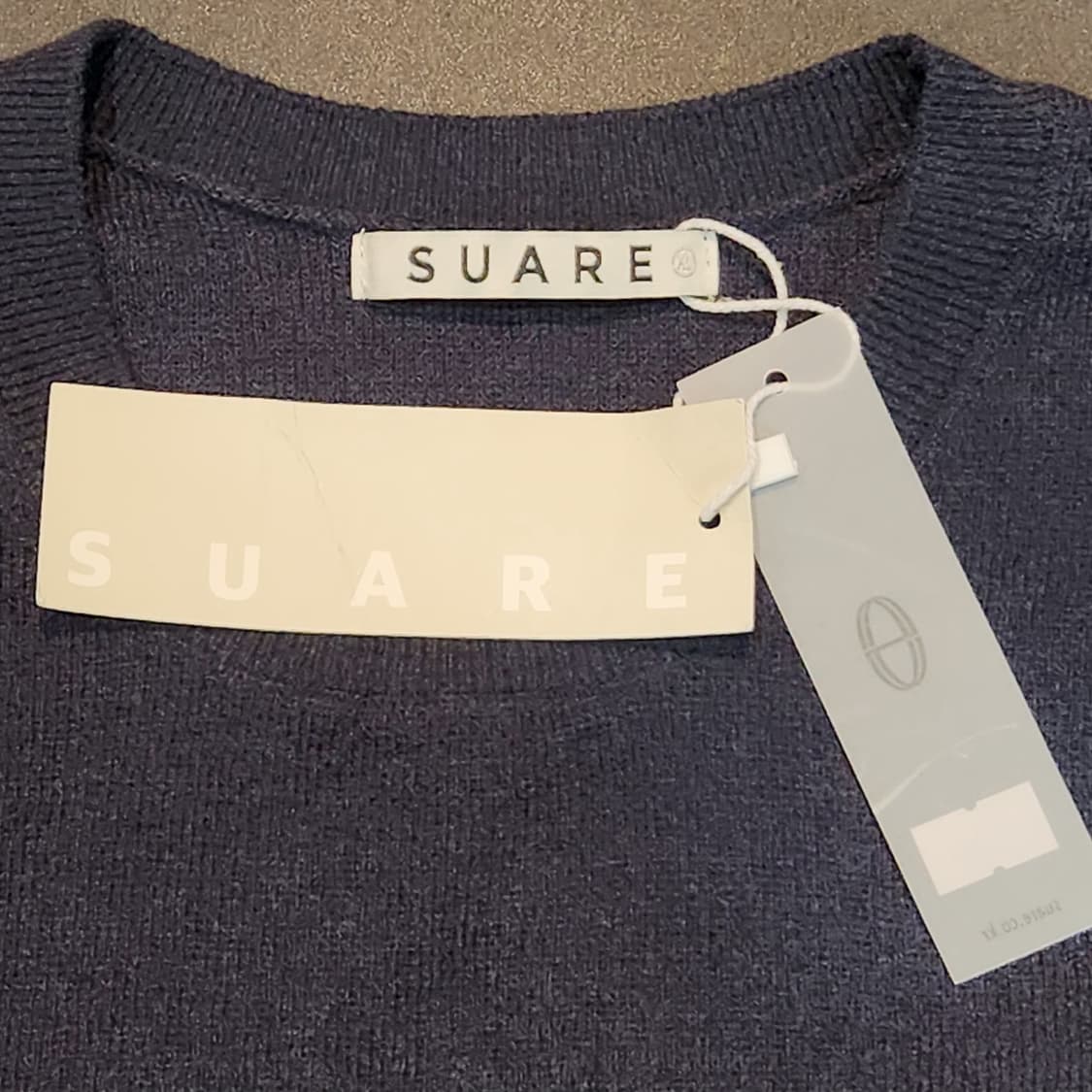 수아레 반팔 니트 네이비 새상품 (XL) 상품이미지2