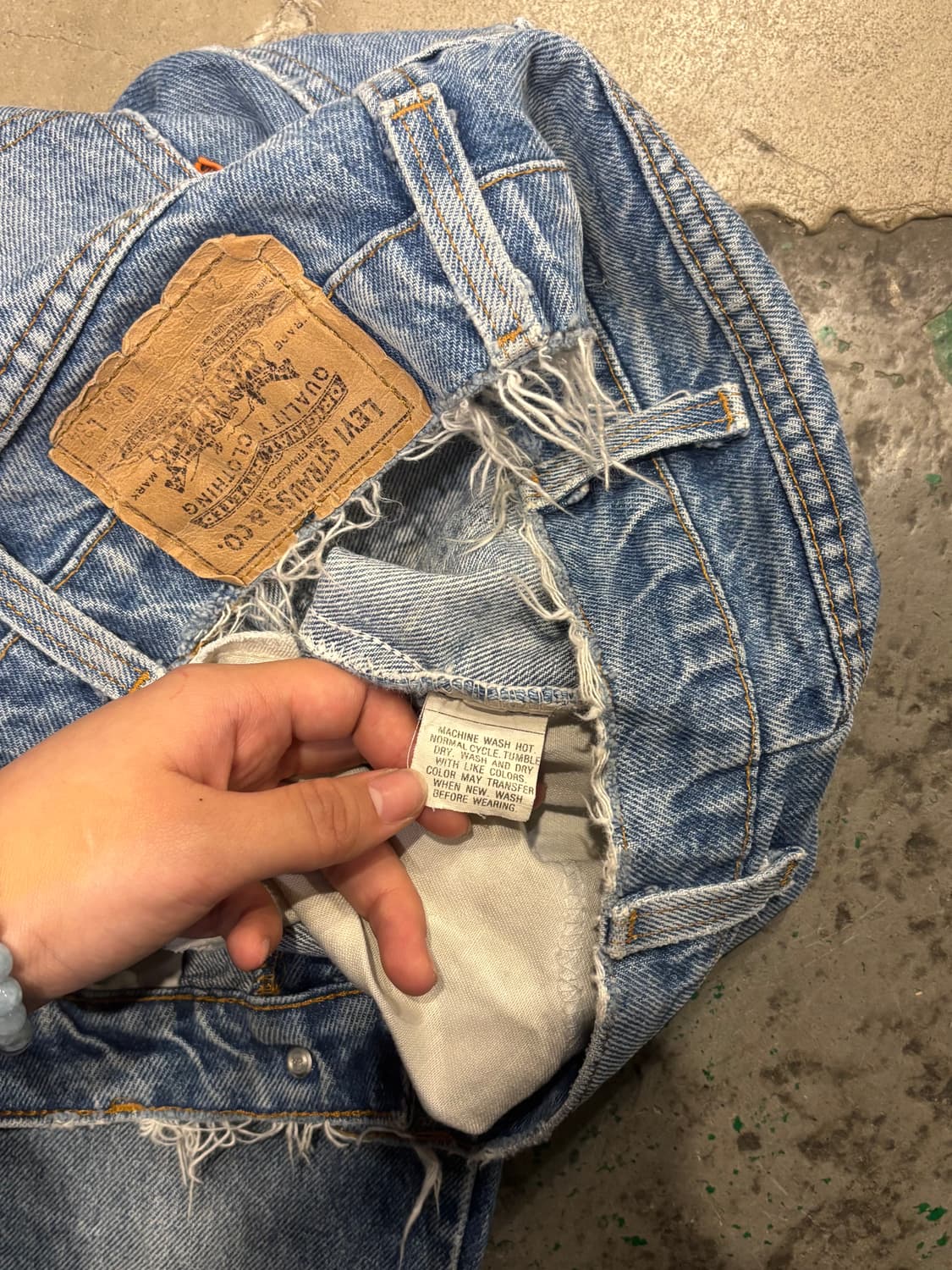 90‘s MADE IN USA 🇺🇸 리바이스 517 부츠컷 오렌지탭 상품이미지10