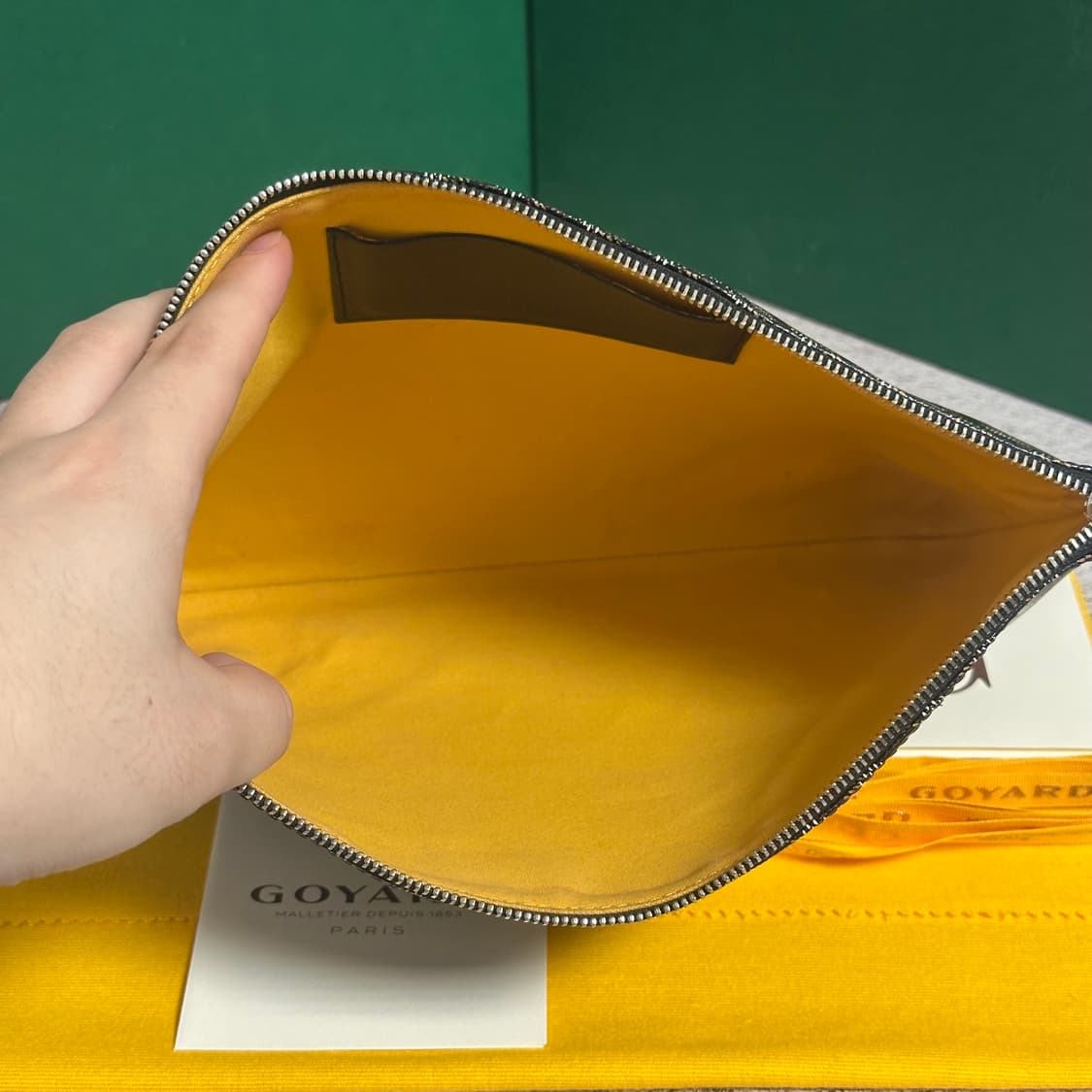 [MM] 고야드 세나 클러치 블랙 상품이미지3