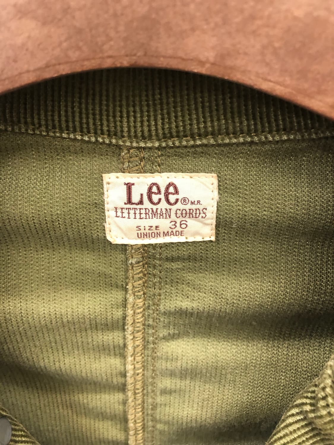 Lee 코듀로이 초어 자켓 올리브 상품이미지3