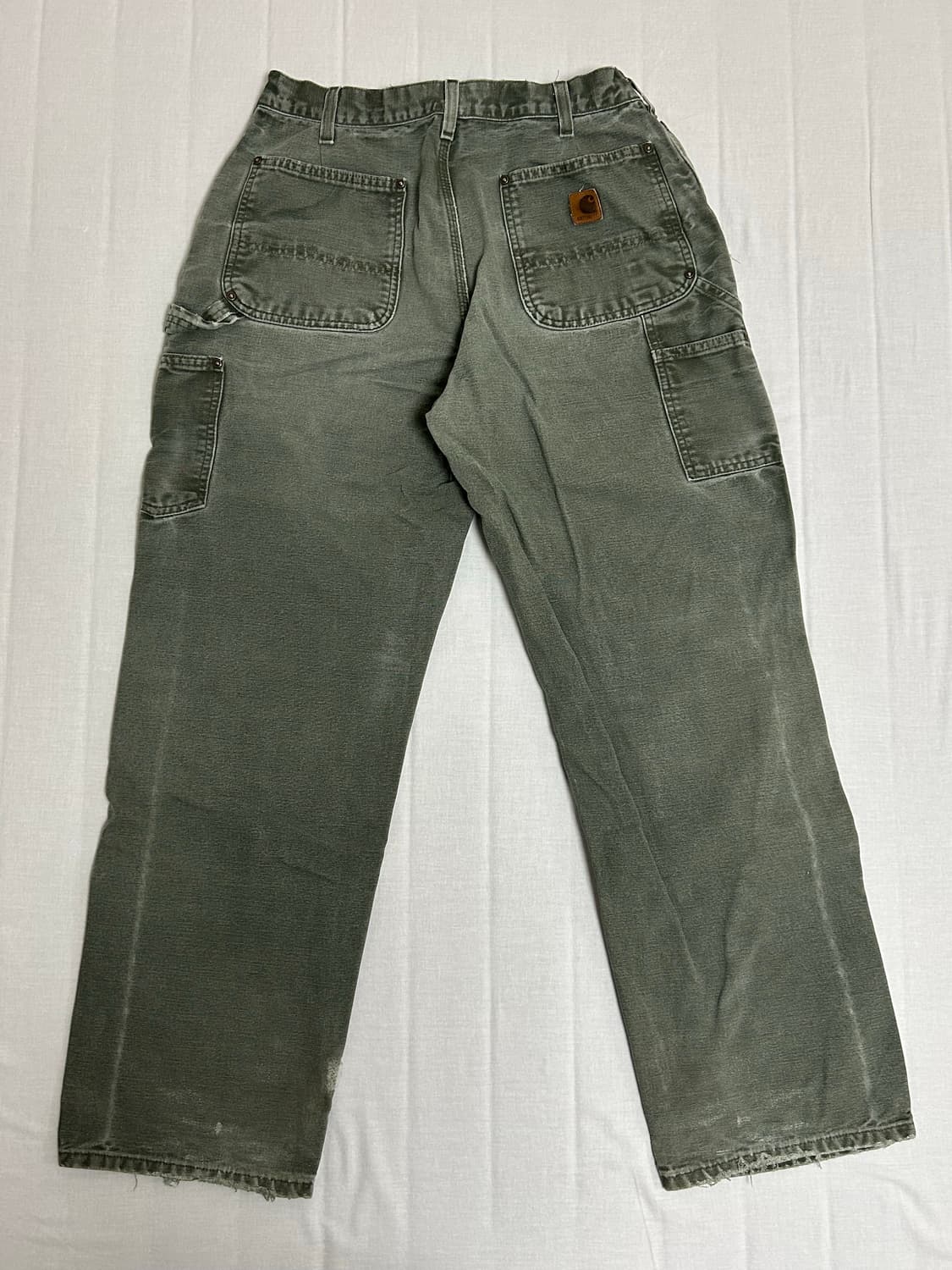 칼하트 더블니 팬츠 그린 상품이미지3