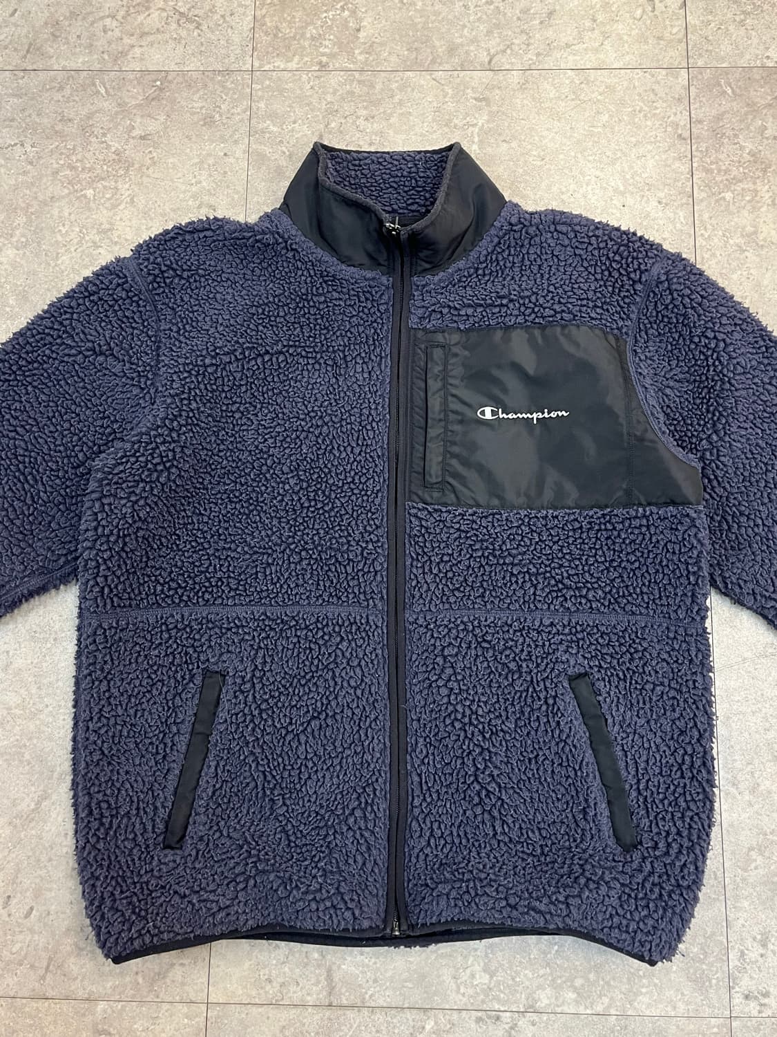 챔피온 플리스 자켓 퍼플 XL#csz2751 상품이미지4