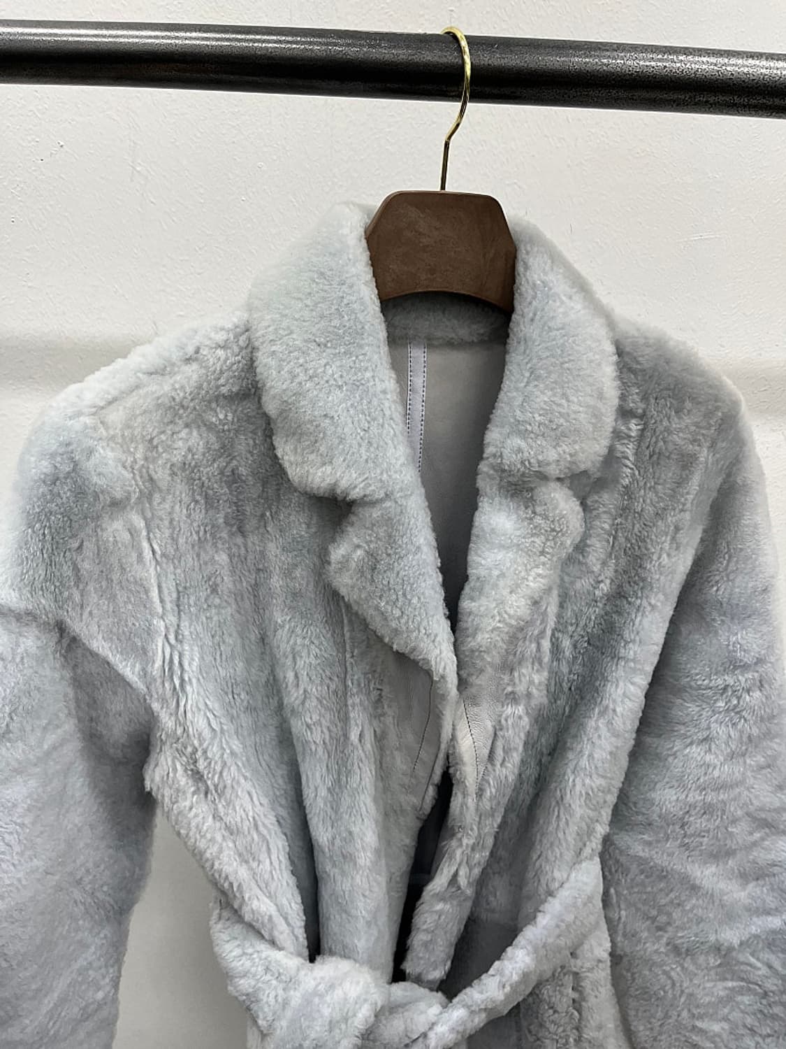 여) 이브살로몬 신형 램스킨 리얼퍼코트  상품이미지3