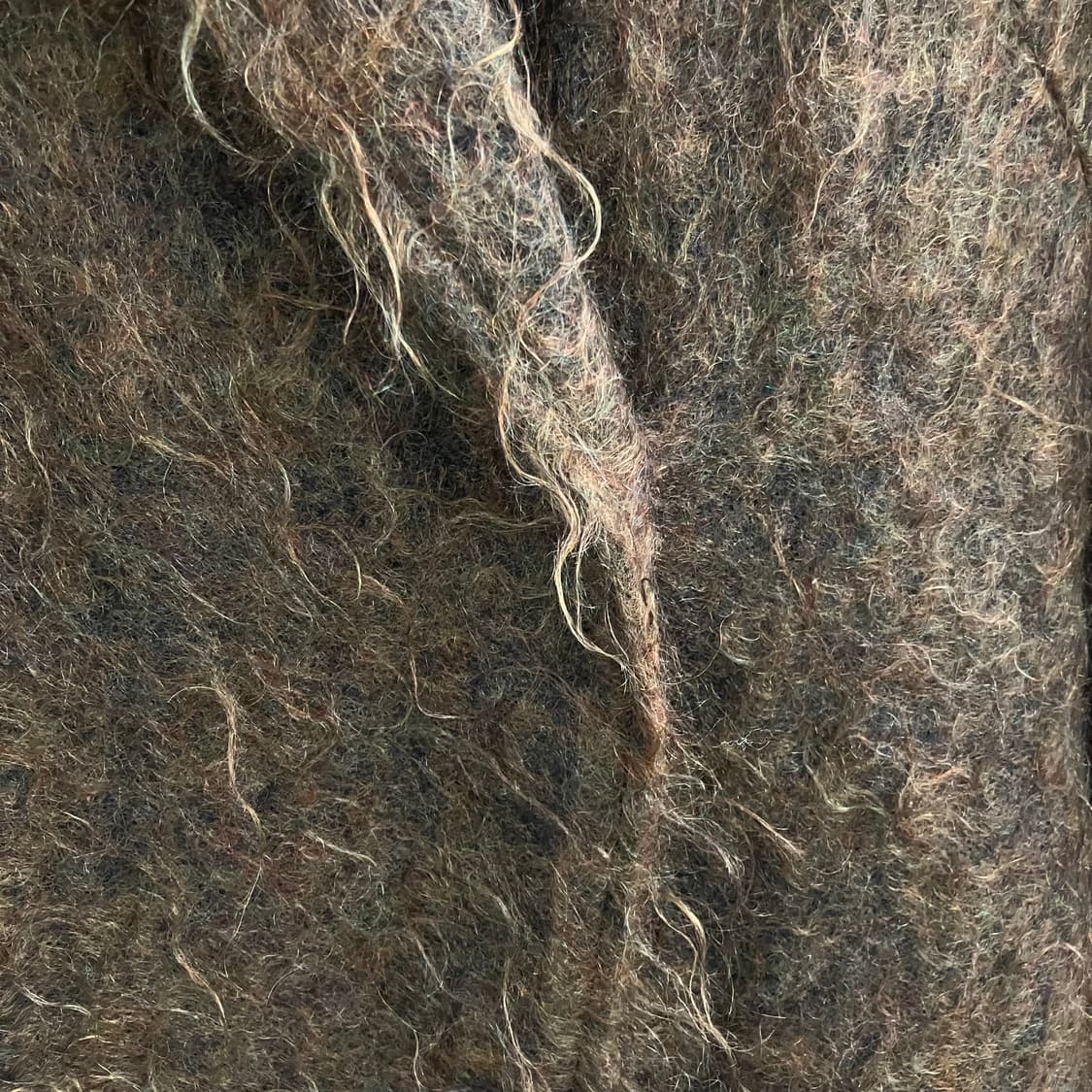 MOGA 브라운 모헤어 롱코트 2 상품이미지4