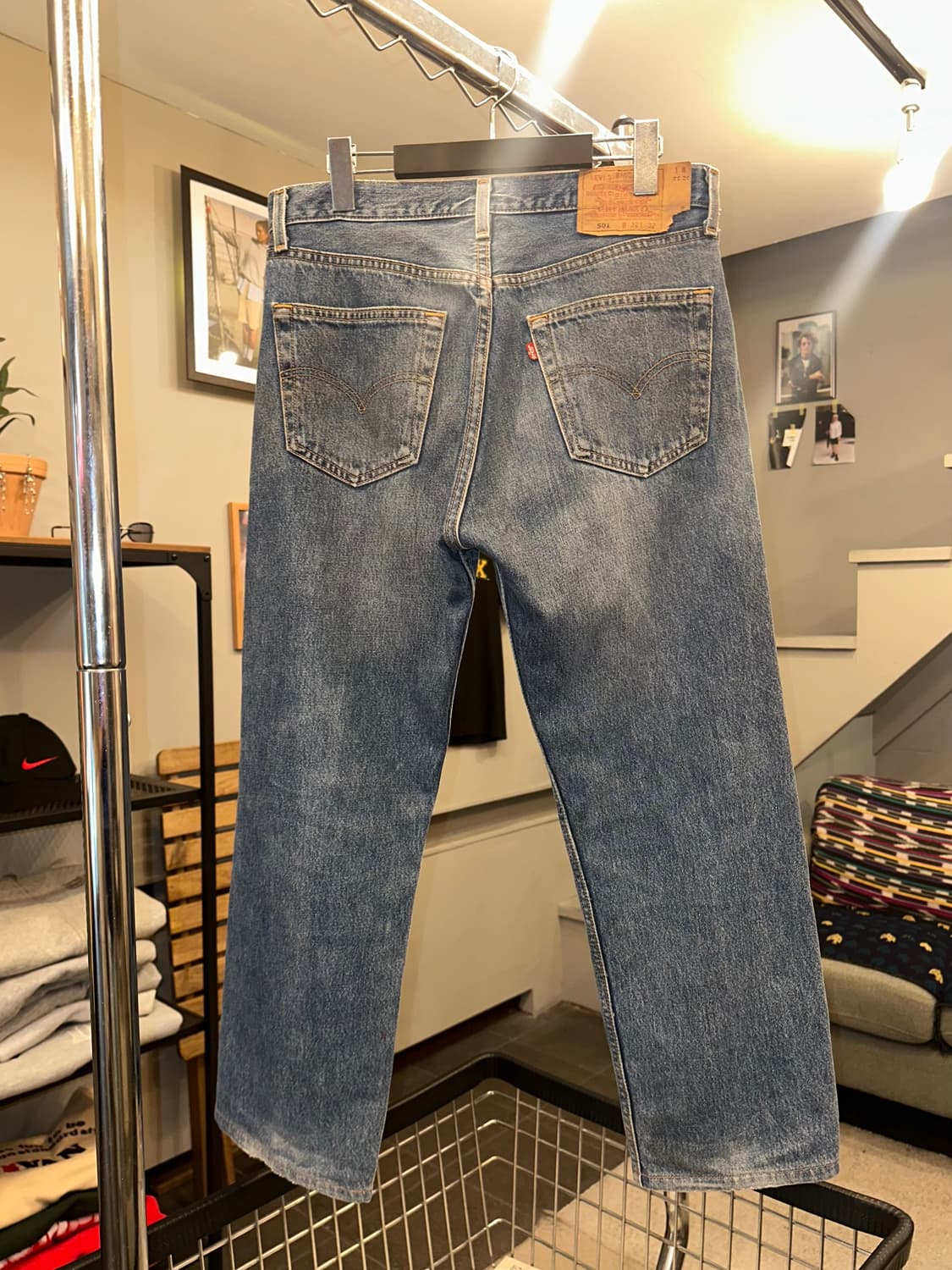 90’s Levi’s 501 line basic washed denim  상품이미지7