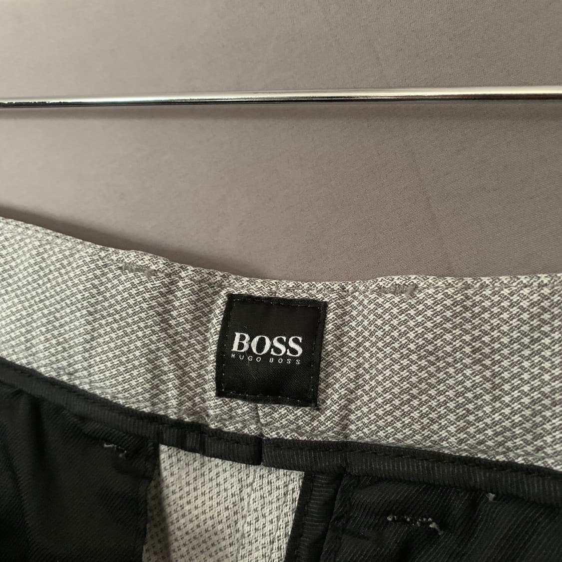 52 BOSS 휴고 보스 카이토1 잔 패턴 스판 코튼 팬츠 면바지 상품이미지4